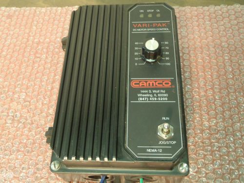 CAMCO VARI-PAK 92A61633020000 1HP 90V 30 CYCLES PER MIN DC DRIVE NEMA 12