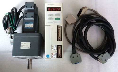 AC servomotor HA-FE13 + Servo driver MR-J10A + Gear GR-S-10 + cable, Mitsubishi