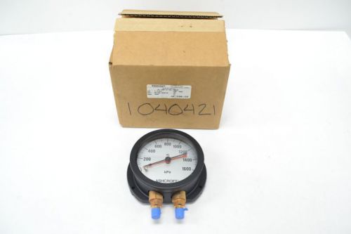 ASHCROFT 45-1038-A-02L-1600KP DUPLEX PRESSURE 0-1600KPA 4-1/2IN GAUGE B247895