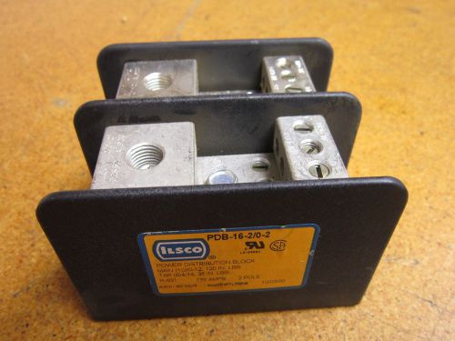 ILSCO PDB-16-2/0-2 Power Distribution Block 175A 2 Pole