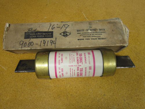 Tri-Onic Shawmut TRS600 FUSE 600AMP 600V CLASS RK5 TIME DELAY