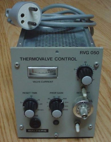 BALZERS RVG 050 THERMOVALVE CONTROL