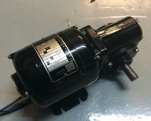 Bodine Gearmotor 1/50 HP NSI-12RH 1,725 RPM Electric Motor 115V AC