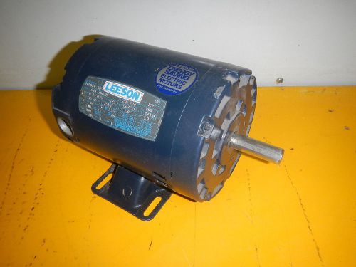Leeson 100028  1/3 Hp 3Ph 1725/1425 RPM 208-230/460 volt electric motor