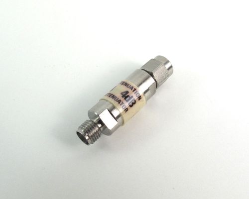 JFW 75F-004 Fixed SMA Attenuator 75 OHMs 4dB 1GHz 1 Watt