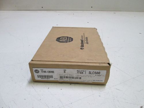 ALLEN BRADLEY OUTPUT MODULE 1746-OB16E SER. B DATE CODE: 09/09 *FACTORY SEALED*