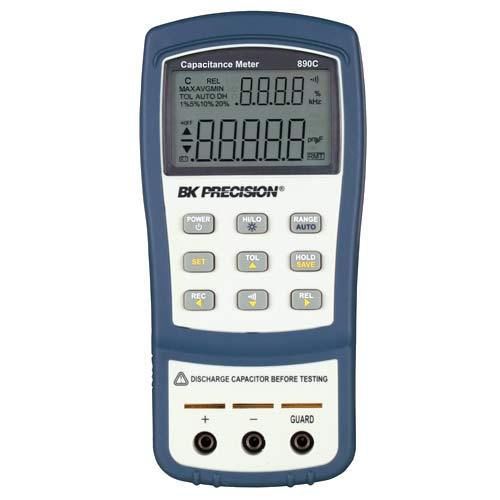 BK Precision 890C 11,000-Count, 50 mF Dual-Display Handheld Capacitance Meter