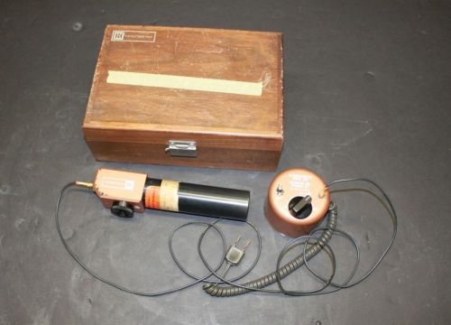 HOLOBEAM MODEL 3011 AUTOCOLLIMATOR with WOODEN STORAGE BOX