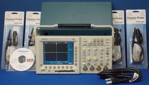 Tektronix TDS3054B 500MHz 4CH 5GSa/s Digital Phosphor Oscilloscope w/ 4x P6139A