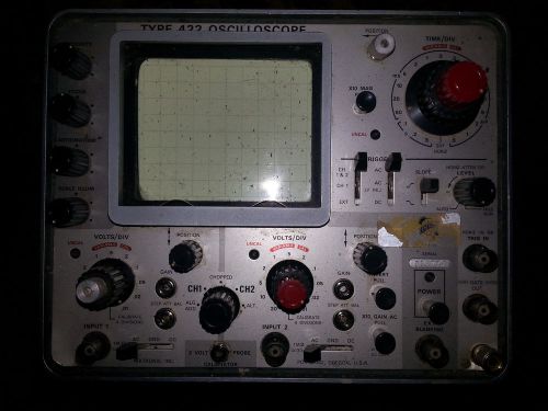 TWO Tektronix Type 422 Oscillioscopes with one set of leads