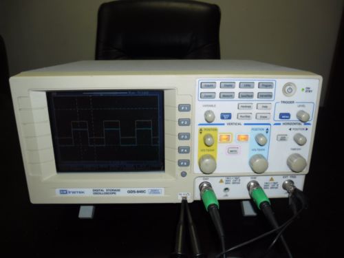 GW Instek GDS-840C Oscilloscope 250MHz 2 Channel (DSO) - condition = excellent