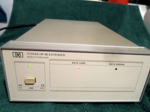 HP Agilent 37203A HP-IB Connection Extender Optical Fibre Coaxial Opt. 001