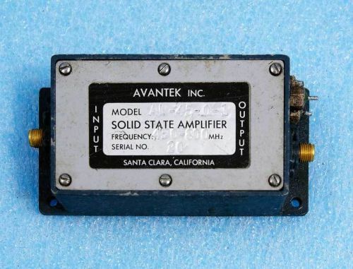 Avantek al-45-0-1 solid state amplifier 450 - 800 mhz for sale