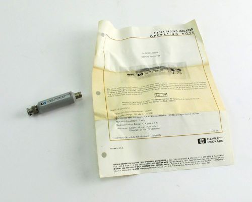 NEW HP / Agilent 11356A Ground Isolator w/ Datasheet