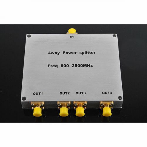 800-2500mhz 4-way power divider sma female connector; 99.4*96*17mm; # pd-1540 for sale