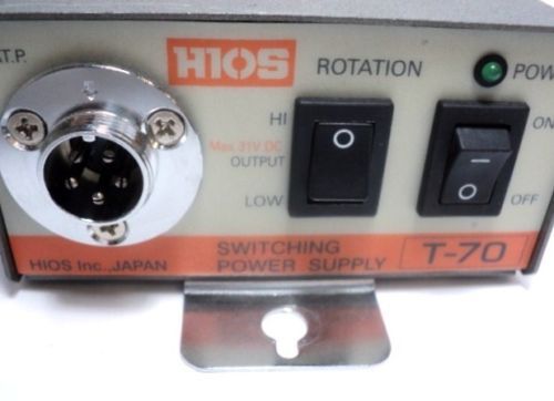 HIOS T-70 POWER SUPPLY 100VAC 50/60Hz 53VA