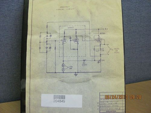 CALIFORNIA INSTRUMENTS MANUAL VOS-SP-I: Oscillator Modified Schematic # 18320