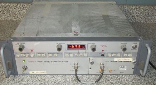 Tektronix 1450-1 television demodulator plus tdc down converter for sale