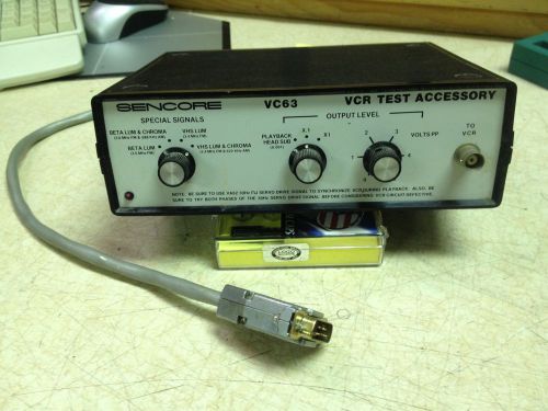 Sencore VC63 VCR Test Accessory