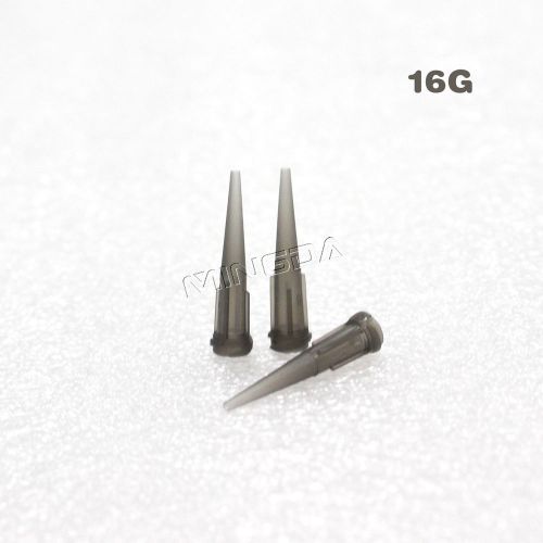 Free shipping!t/t 16g dispenser needle /plastic glue dispenser needle for sale for sale