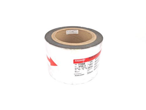 Fasson 77269 6&#034;x500&#039; 2 mil metallized bopp tc silver print foil roll 6&#034; core for sale