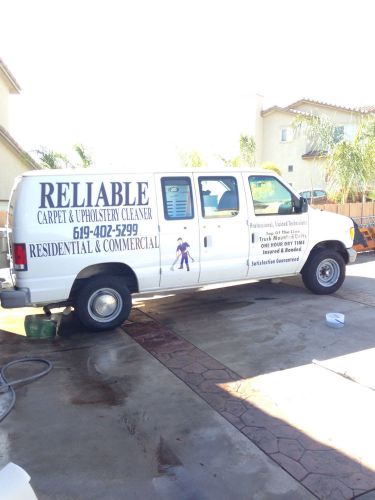 carpet cleaning van