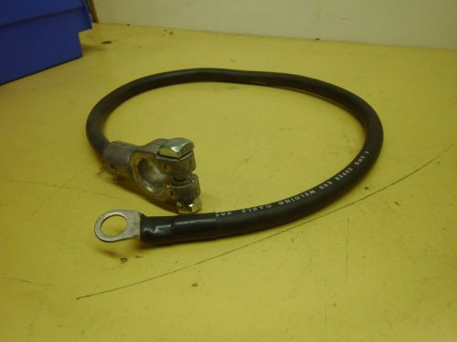 TENNANT 57345 CABLE,BATTERY, 04GA 24.0L BLACK .41 RING #51604