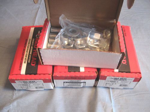 Forty (40) red head trubolt concrete anchor bolts 3/4&#034;x5-1/2&#034; ws-3454  nib for sale