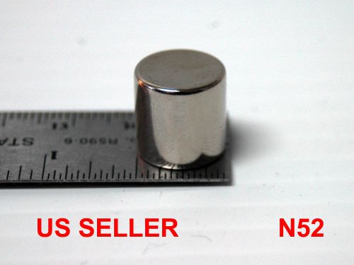 X2 n52 nickel plated 1/2x1/2 inch strongest neodymium rare-earth disk magnets for sale