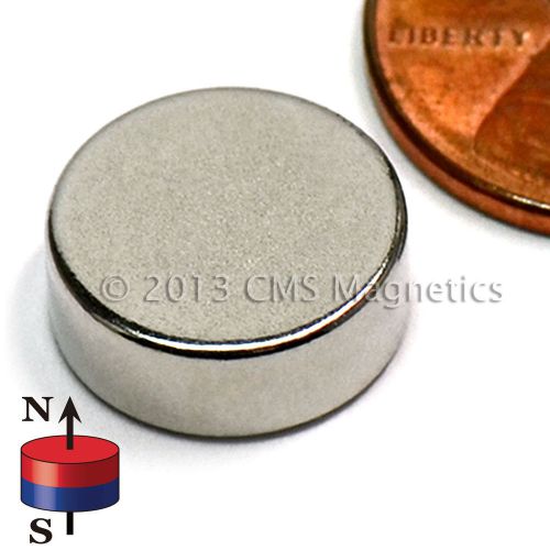 100 PC N45 1/2x3/16&#034; Strong NdFeB Neodymium Disk Magnet