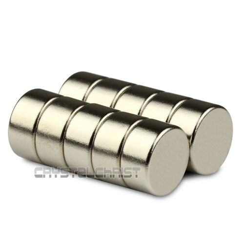 10pcs super strong round cylinder magnet 12 x 6mm disc rare earth neodymium n50 for sale