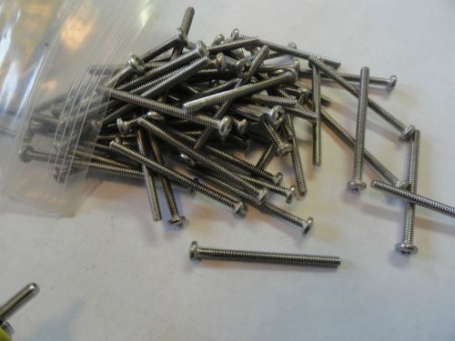 4-40 X 1 1/2&#034; Stainless Phillips Pan Head Screws, MS51957-23