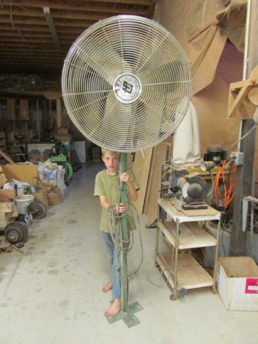 30&#034; Commercial Industrial Floor Shop Pedestal Fan Warehouse Kitchen