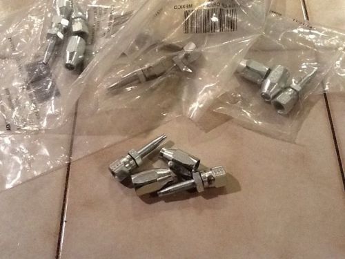 Eaton weatherhead 24704n (8pcs) 3/16 hose x 1/4 jic swivel fittings for sale