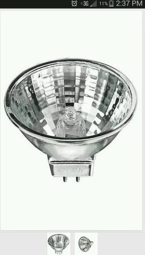 Lot of 10 GE Q50MR16/FL(EXN) Flood 50 Watt Halogen 2&#034; Lamp 12 Volts New