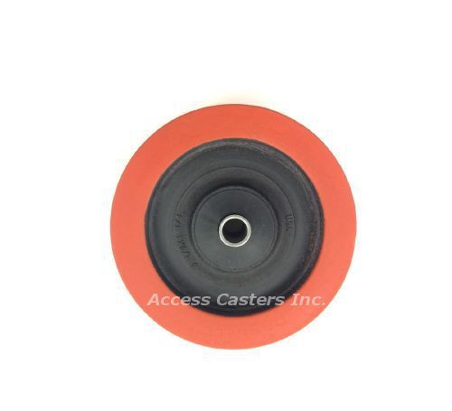 503743 4&#034; x 1-1/4&#034; High Temperature (450°) Rubber Tread Wheel, 225 lbs Capacity