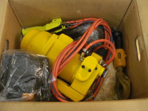 Harrington tcr1000p-10 air chain hoist, 1 ton capacity for sale