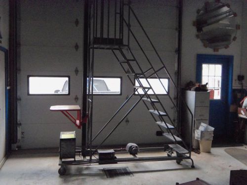 Tri-Arc powered rolling stock picking ladder