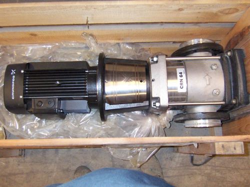 GROUNDFOS PRESSURE BOOSTING PUMP CRN64-1-1 A-G-G-V-HQQV 7.5 hp