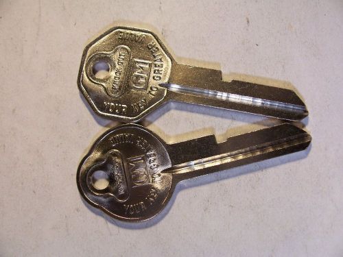 2    PONTIAC  BRIGGS &amp; STRATTON  OEM  GM    B-10 AND B- 11 KEYS UNCUT