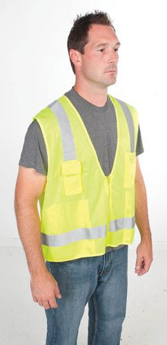 Greenlee 01761-03L Hi-Vis Surveyor Safety Vest, Class 2, L/XL