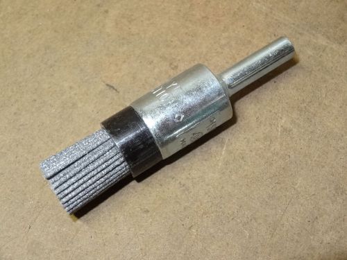 New osborn 30299, 1/2&#034; x 1/4&#034; shank atb abrasive end brush grit 120 for sale