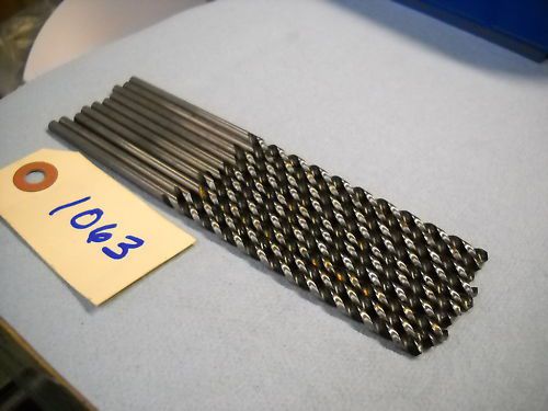 12 NEW BESLY TAPER LENGTH DRILLS #20 .161 HSS USA 1063