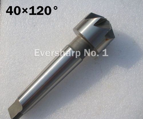 New 1pcs hss 8flute dia 40mm 120 degree taper shank countersinks drill cutter for sale