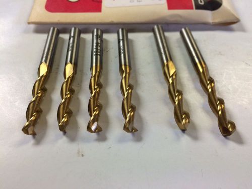 Cleveland 16011  2165TN  15/64&#034; Screw Machine Length Parabolic Drills Lot Of 6