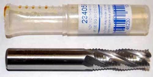 Controx 1/2&#034; x 1-1/4&#034;  4 FLT M42-8% Cobalt Fine-Pitch Roughing CNC End Mill