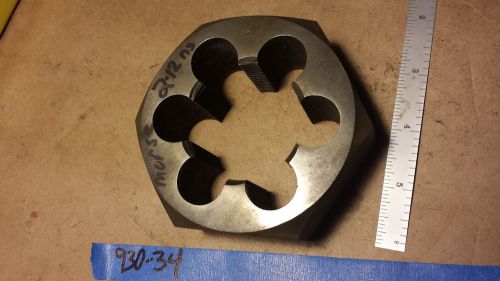 2-12  X 3-1/2&#034; hex die  Morse USA  (930-34)