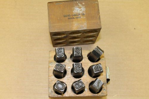 1/2&#039;&#039; steel number stamps