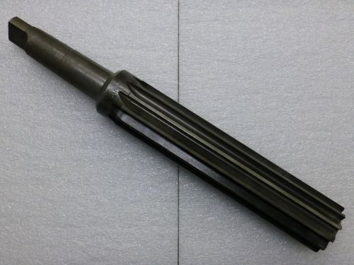 2 3/4 INCH  HSS 12 FLUTE #5 MORSE TAPER REAMER, 12&#034; LOC - VERY SHARP!