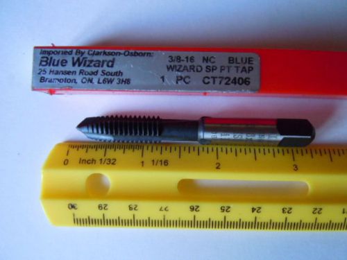 Blue wizard   3/8 -16 nc wizard sp pt tap     (1pcs ) for sale